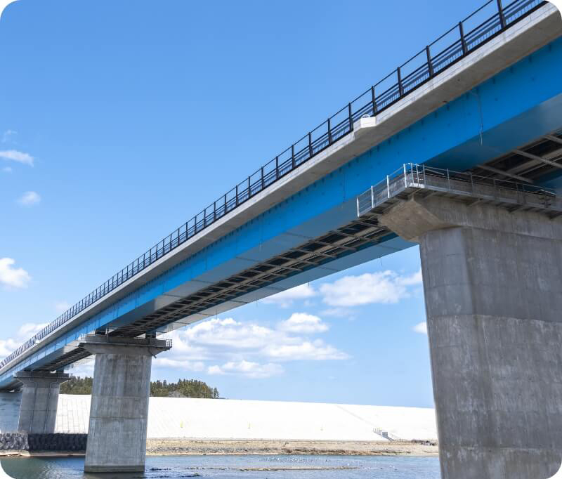 小林土建の橋梁工事